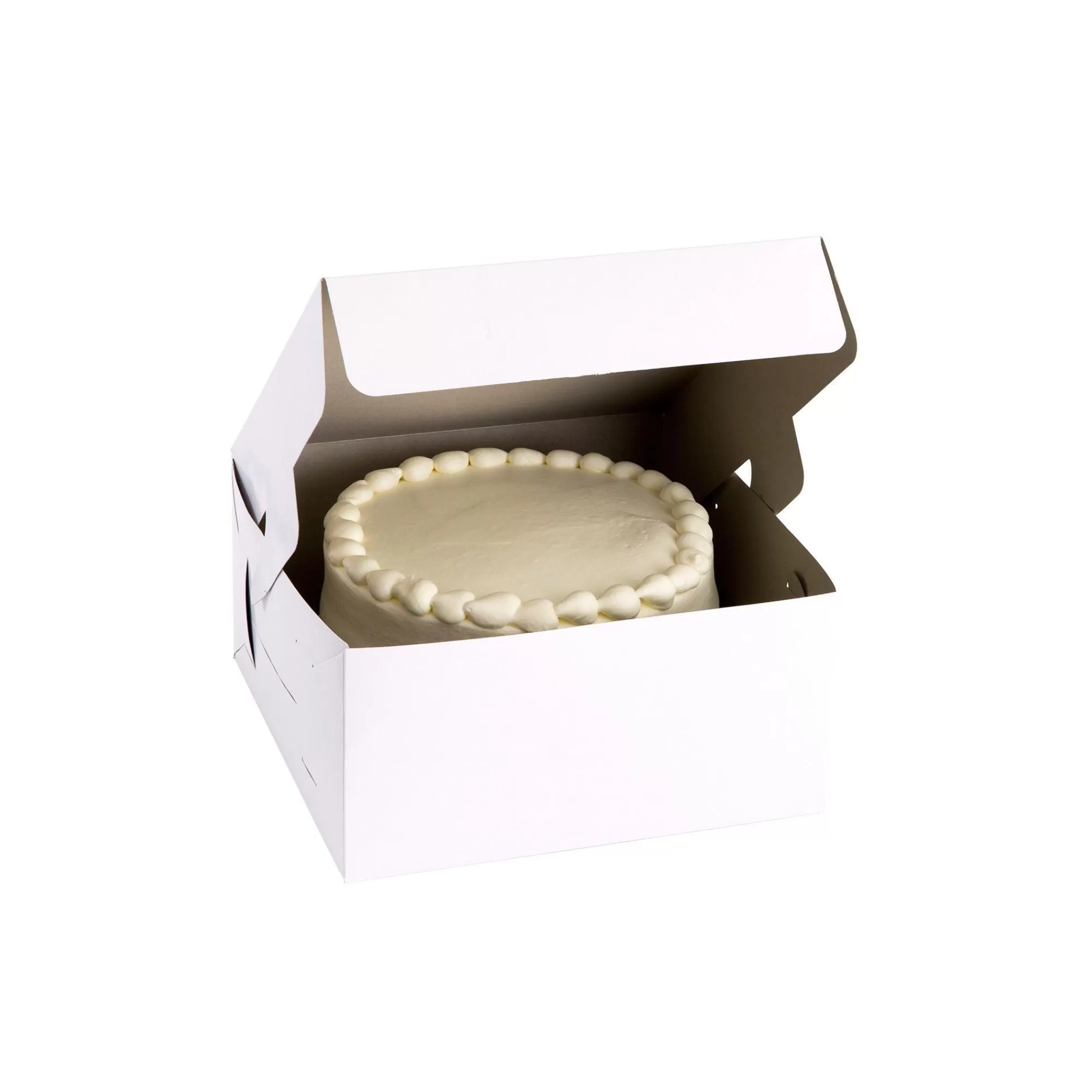 Party City Baking Supplies-White Square Cake Box, 10In