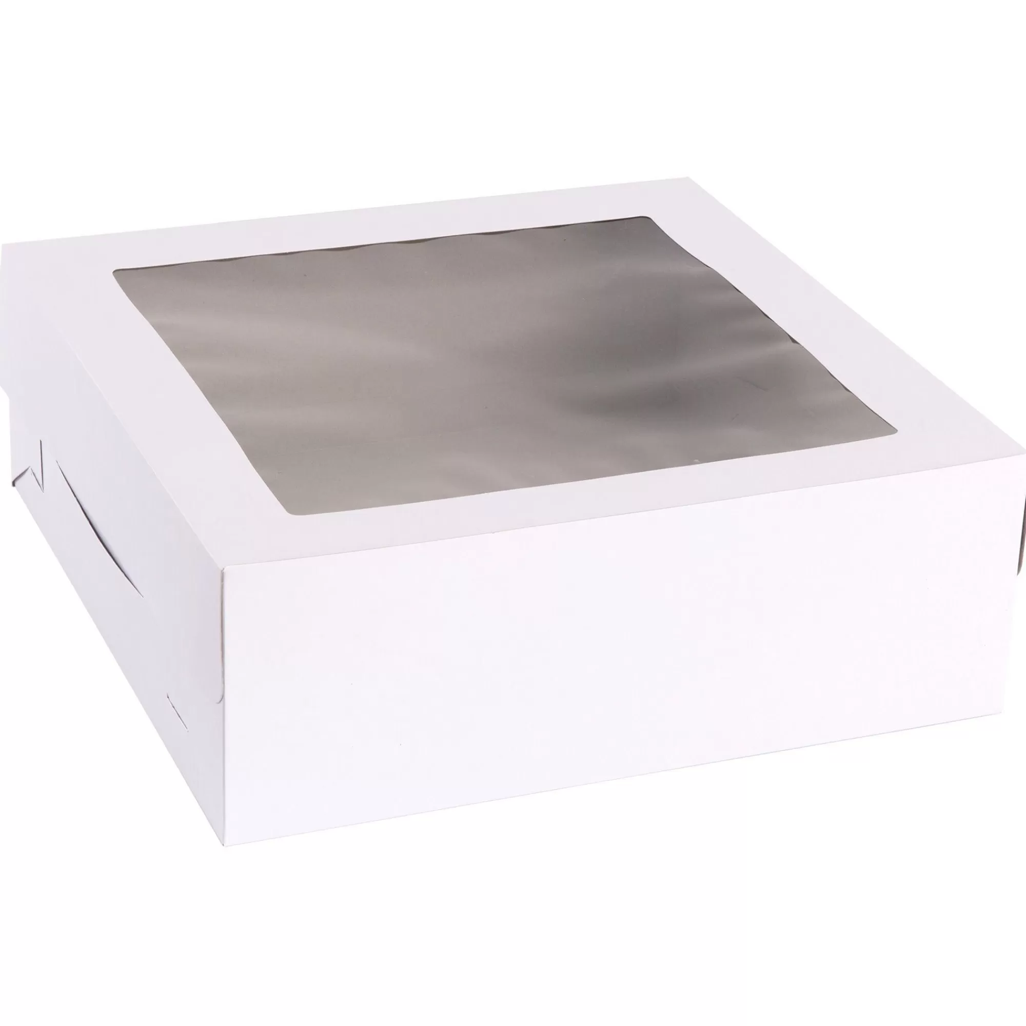 Party City Baking Supplies-White Square Window Cake Box, 14In