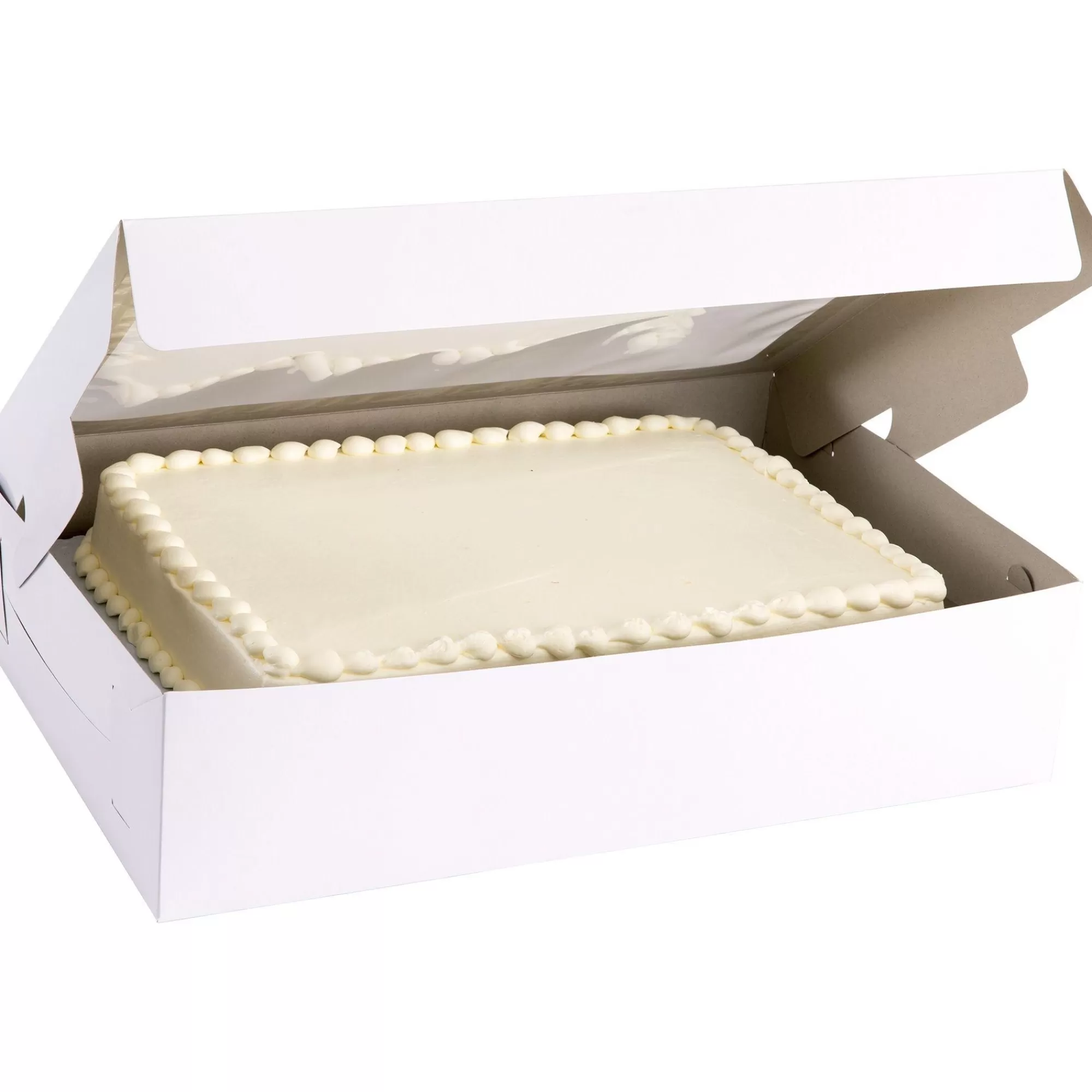 Party City Baking Supplies-White Window Sheet Cake Box, 21In X 14In