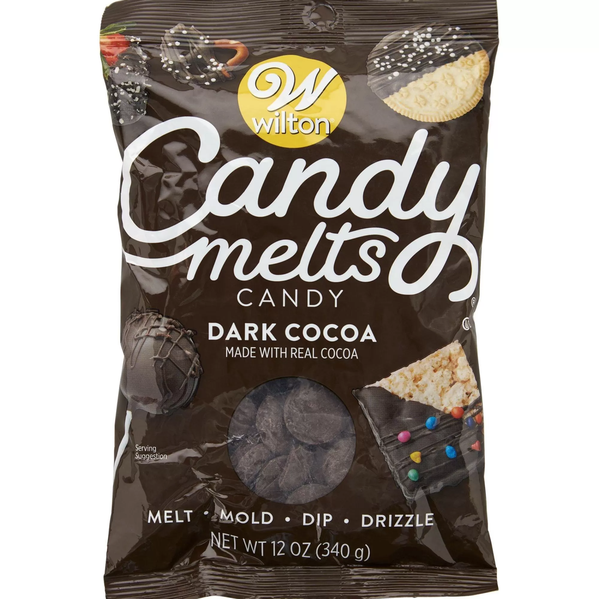 Wilton Cookie Decorating Supplies- Dark Cocoa Candy Melts