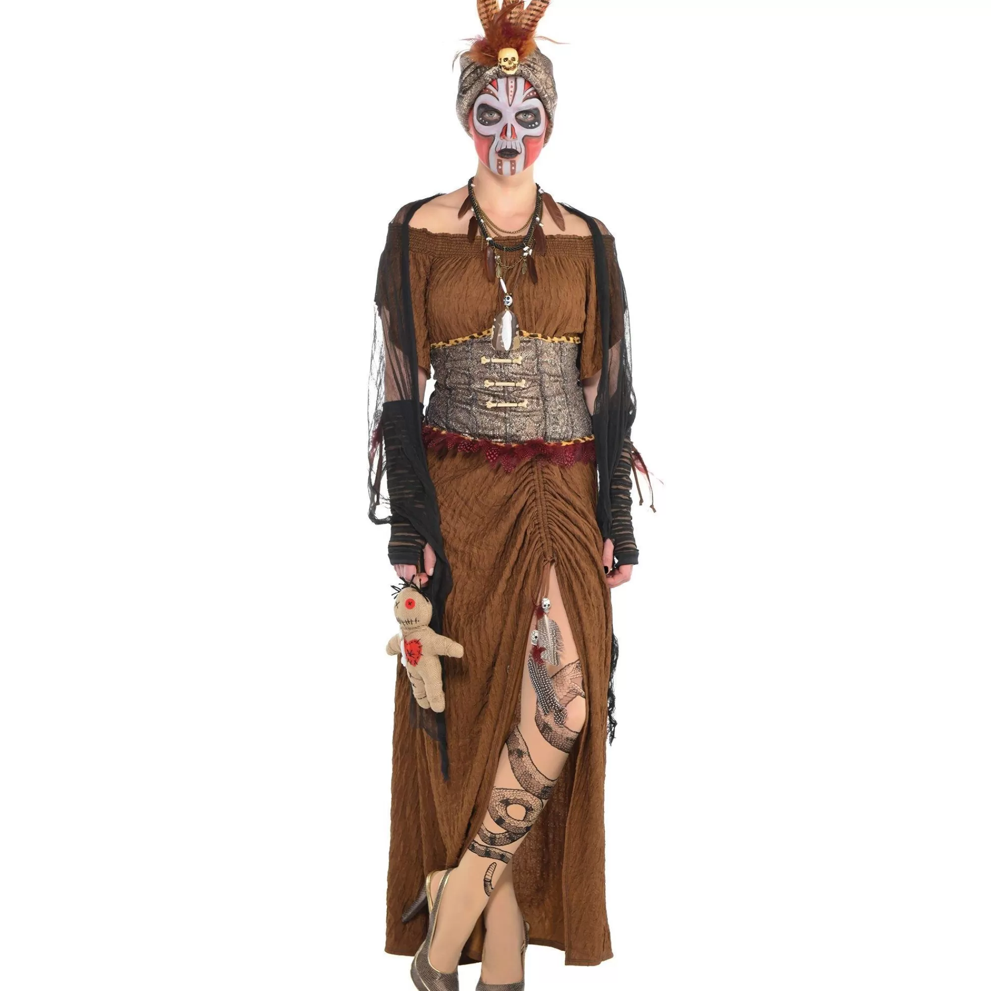 Party City Bodywear-Witch Doctor Dress