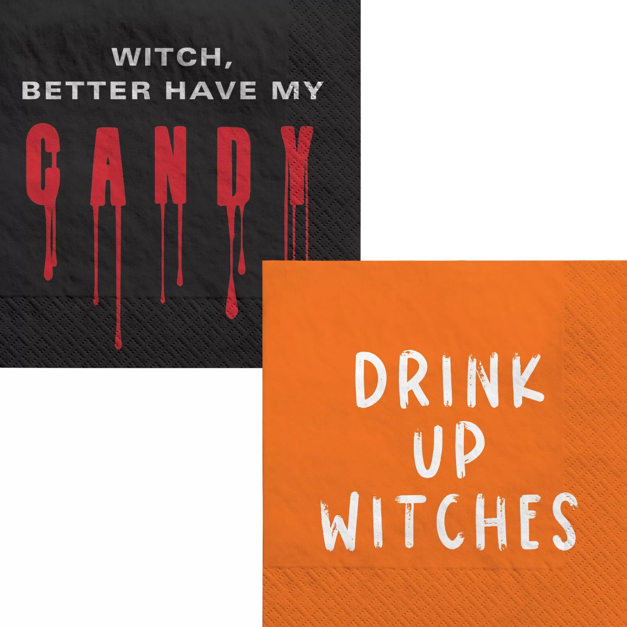 Party City Wicked Haunting | Witch Paper Beverage Napkins, 5In, 16Ct