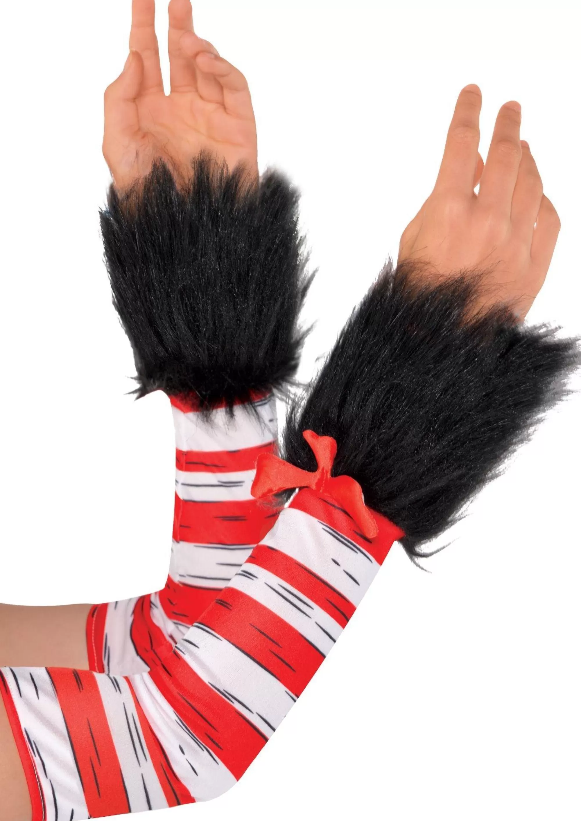 Dr. Seuss Gloves-Womens Cat In The Hat Arm Warmers -