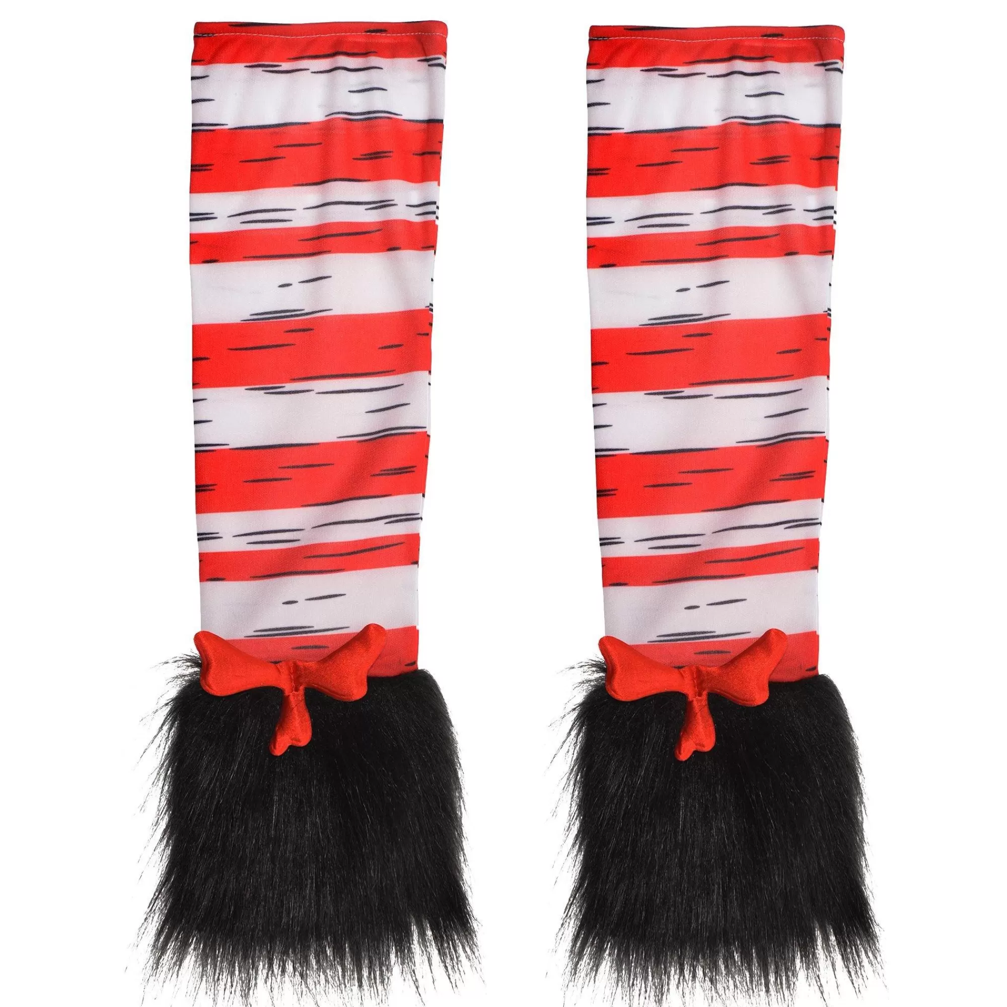 Dr. Seuss Gloves-Womens Cat In The Hat Arm Warmers -