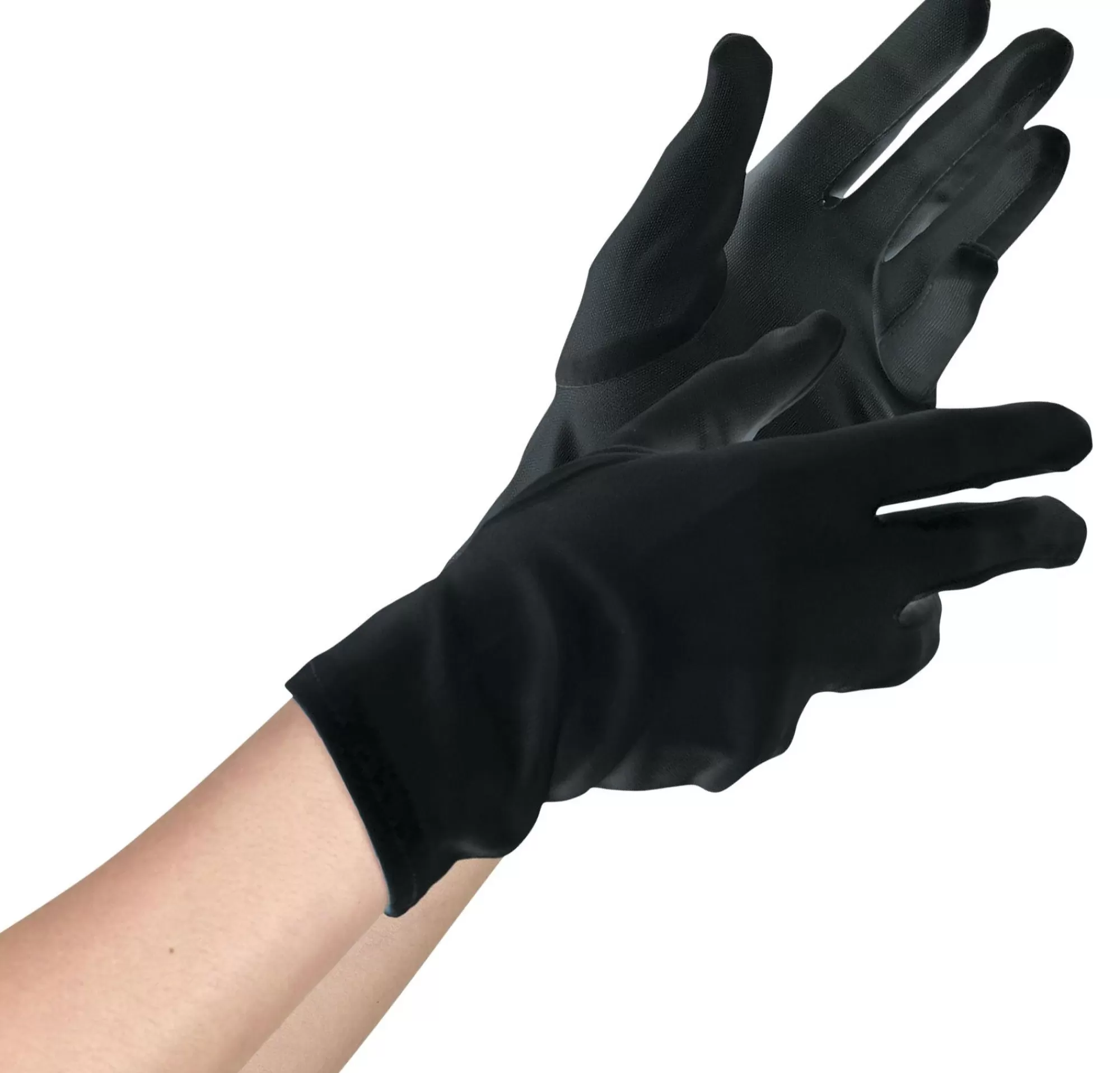 Party City Gloves-Womens Short Gloves Black