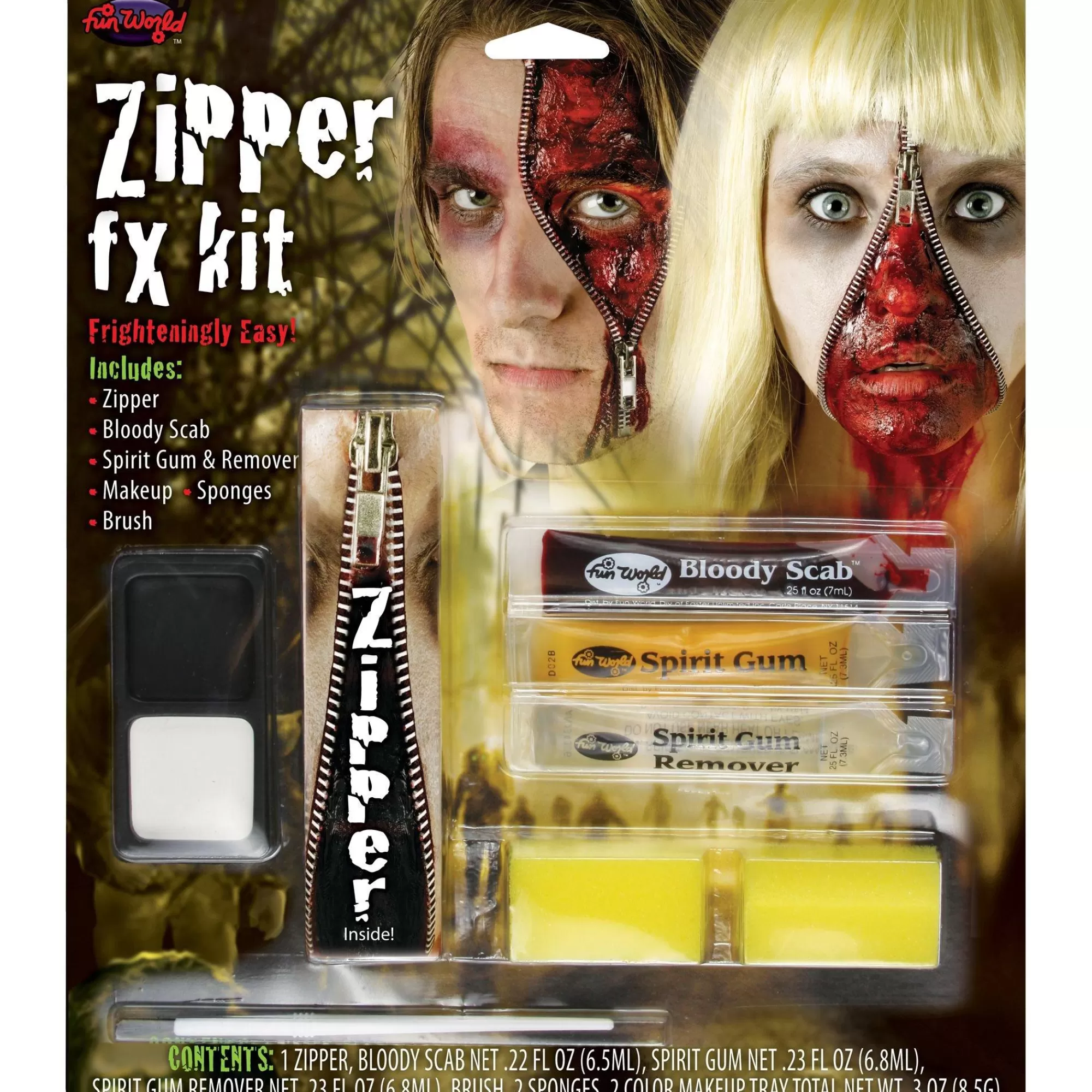 Party City Makeup-Zipper Makeup Kit